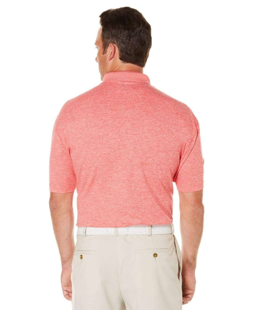 Mens Cooling Heathered Polo Polos