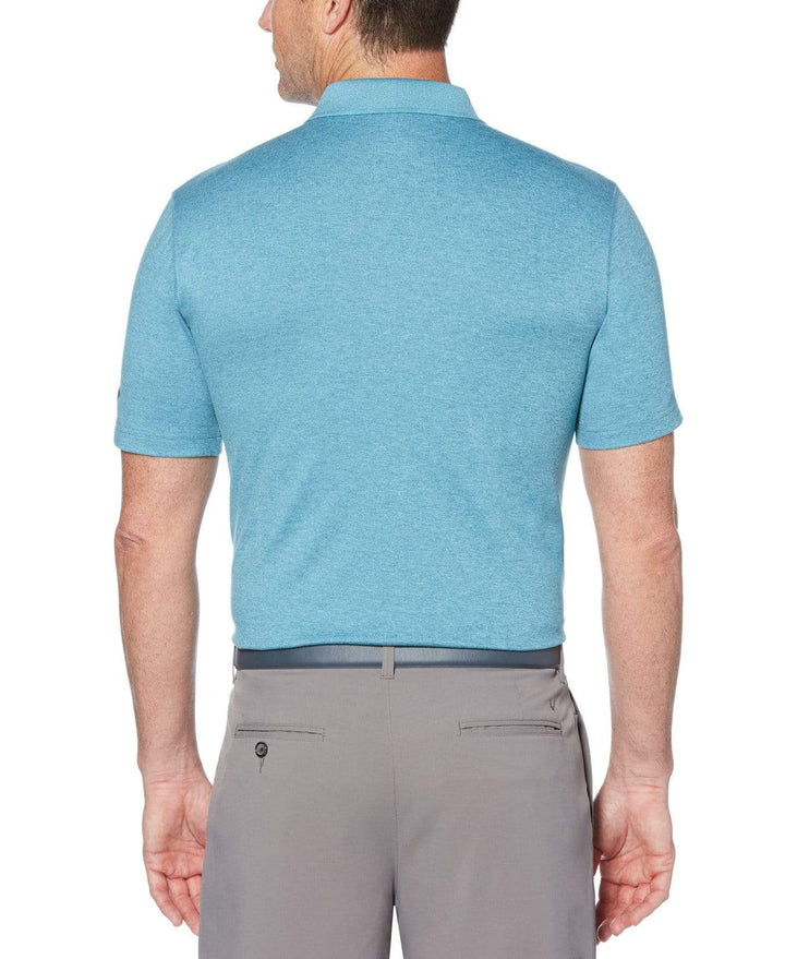 Mens Cooling Heathered Polo Polos