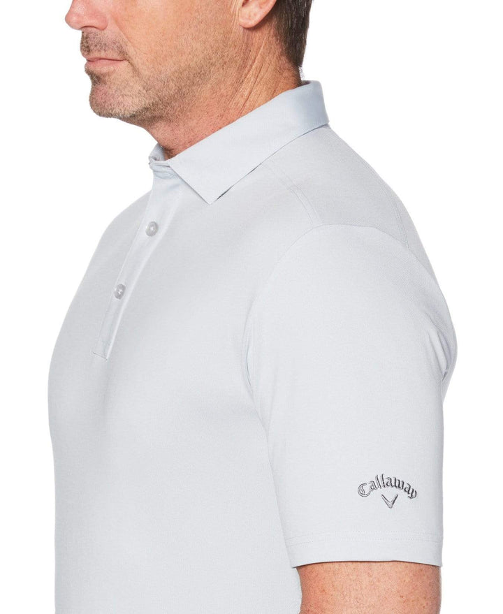 Mens Cooling Micro Hex Polo Polos