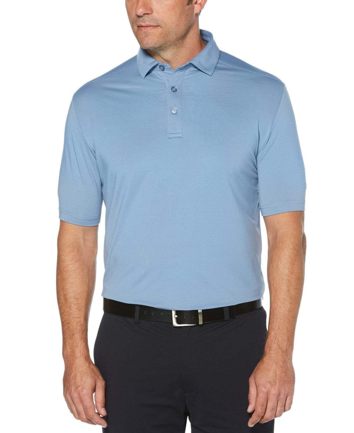 Mens Cooling Micro Hex Polo Polos Infinity / L