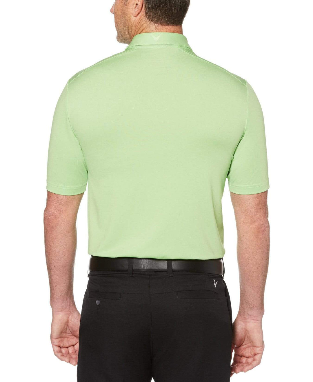 Mens Cooling Micro Hex Polo With Chevron Polos