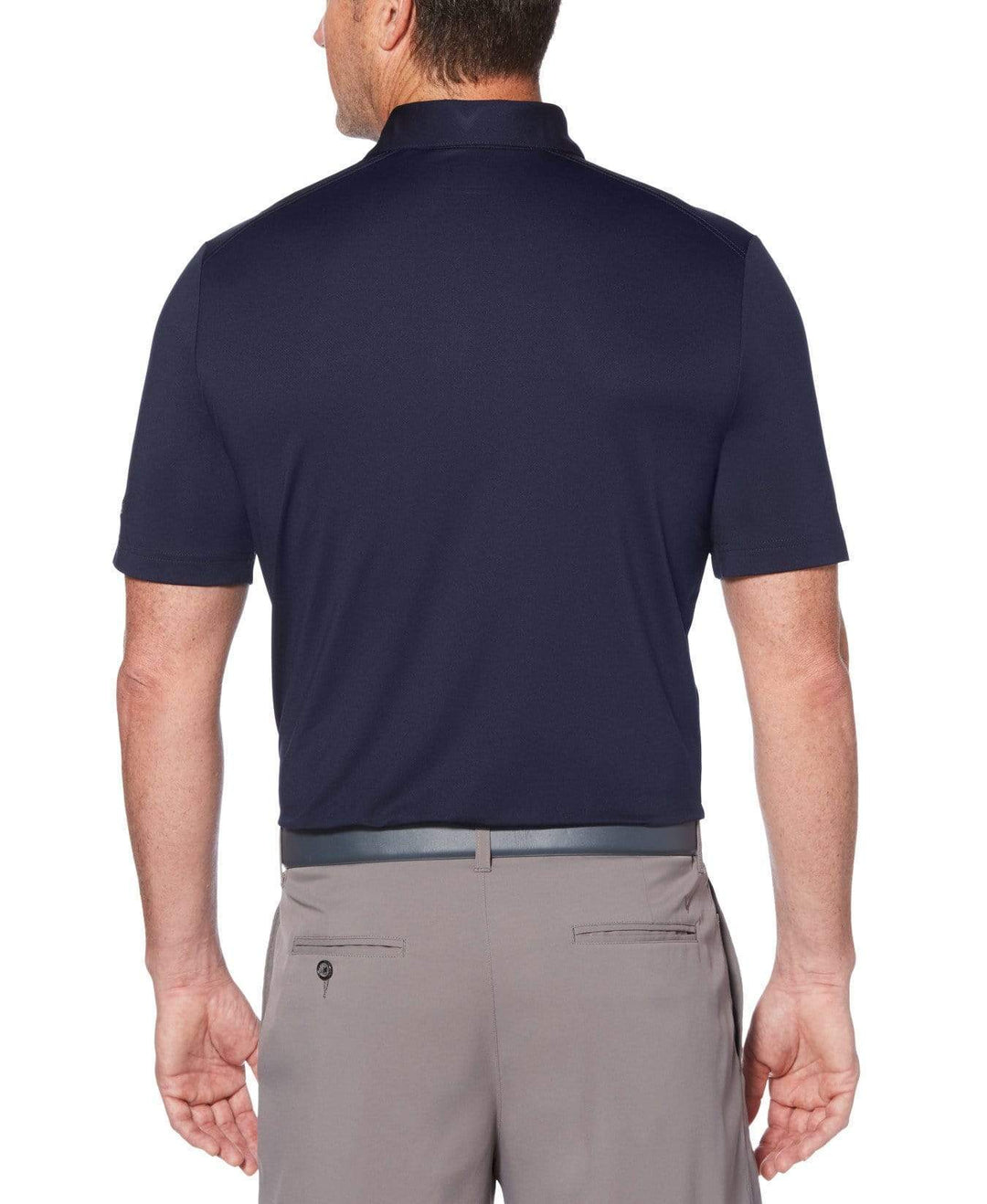 Mens Cooling Micro Hex Polo With Chevron Polos