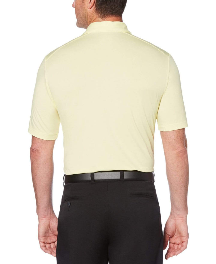 Mens Cooling Micro Hex Polo With Chevron Polos