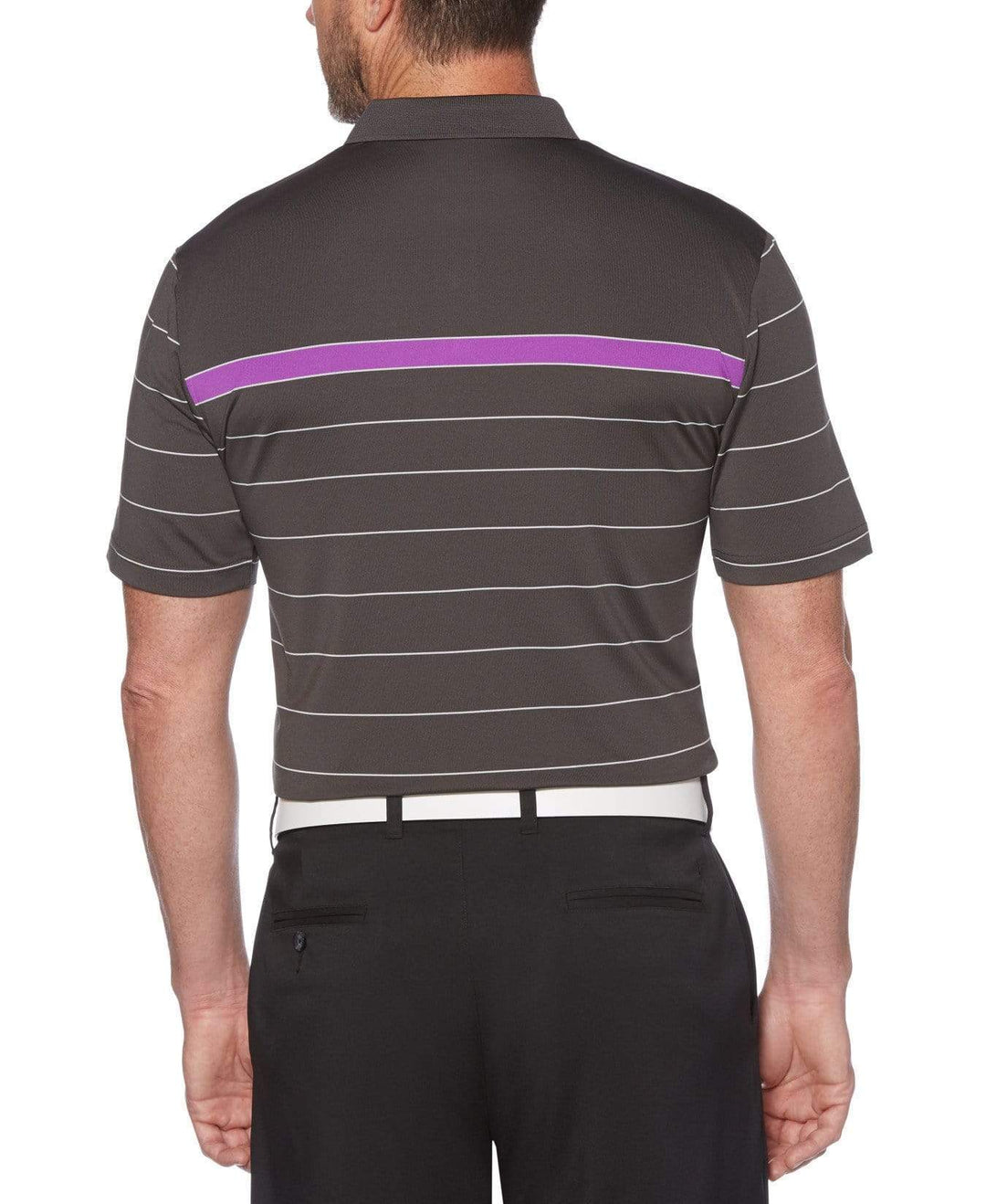 Mens Cooling Range Stripe Polo Polos
