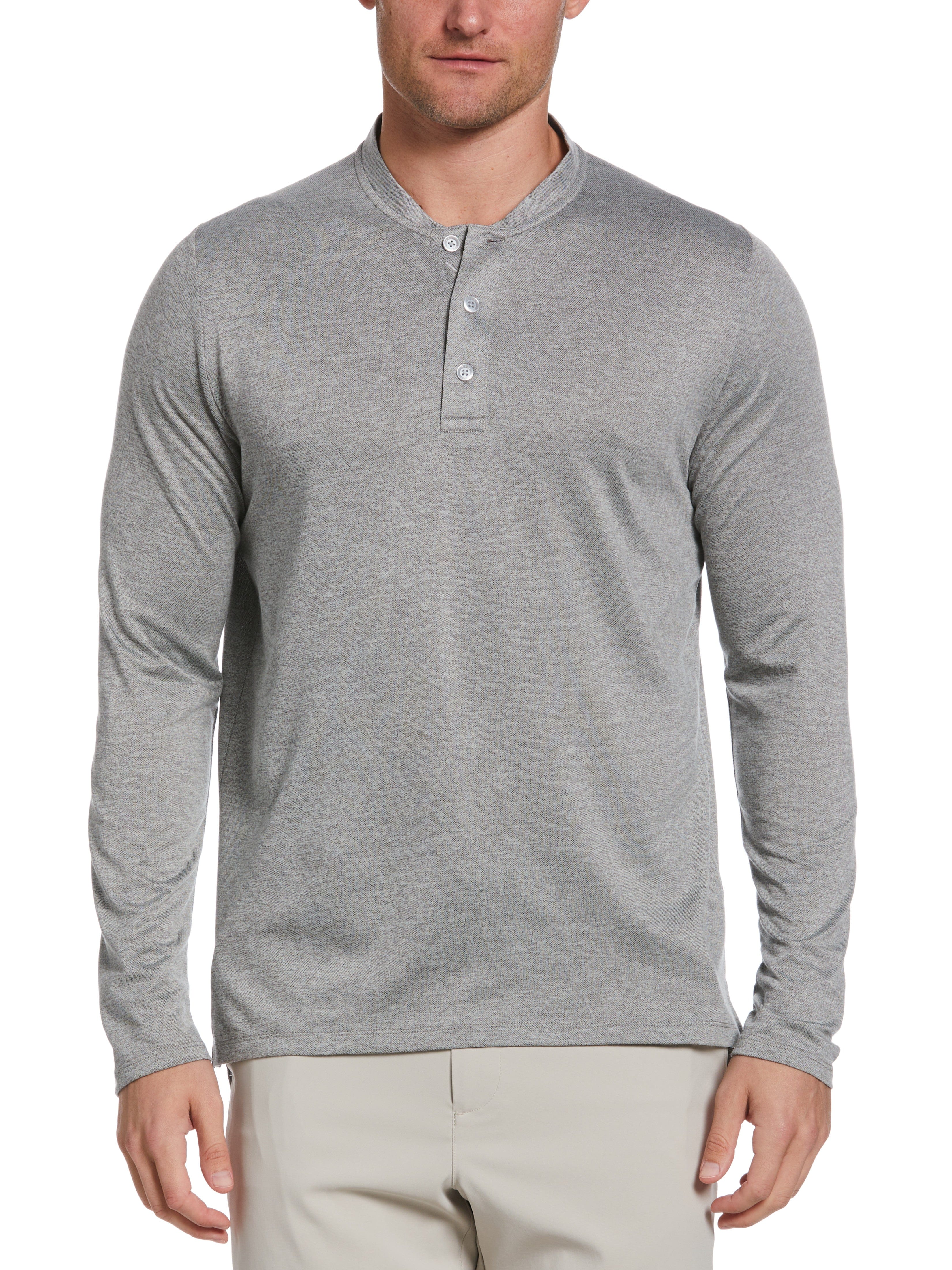 Callaway グレー ゴルフシャツ Mens Crossover Performance Hybrid Collar Golf Pullover – Callaway