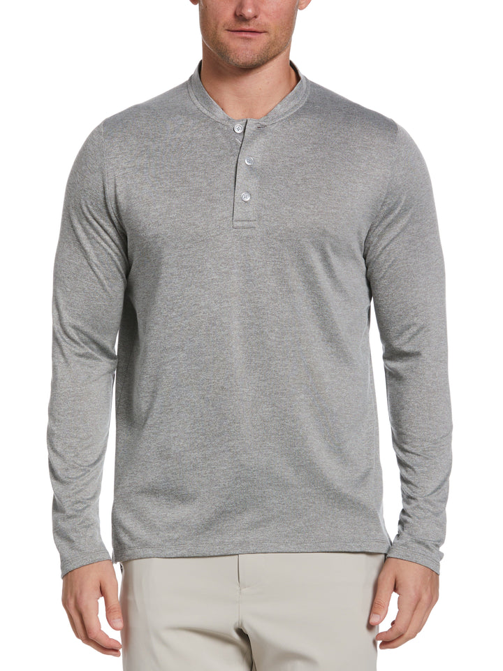 Crossover Performance Hybrid Collar Golf Pullover (Medium Grey Htr) 
