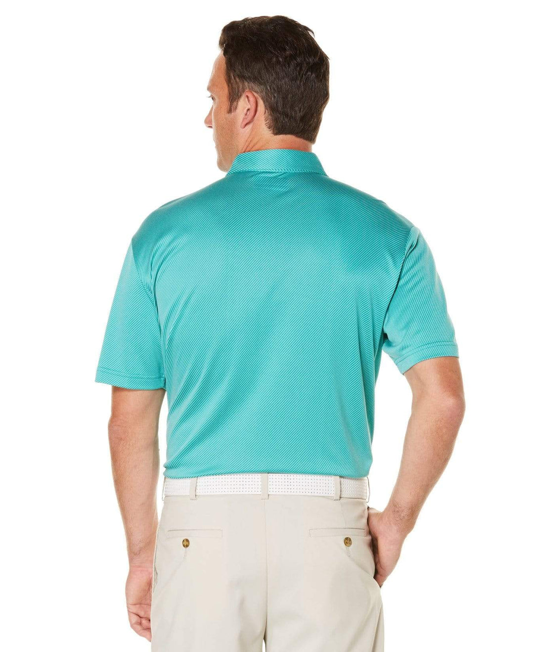 Mens Denim Jacquard Polo Polos