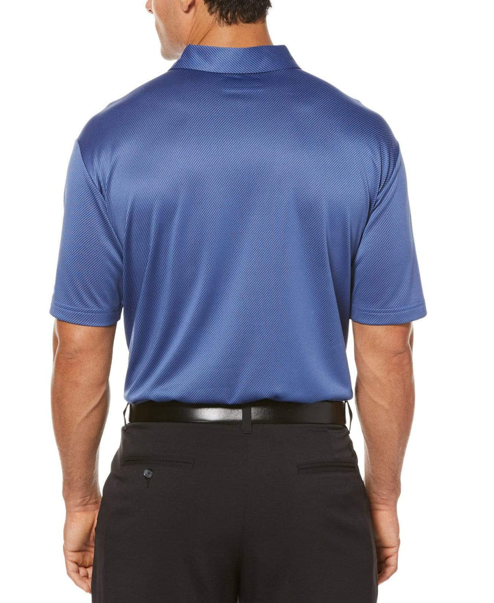 Mens Denim Jacquard Polo Polos