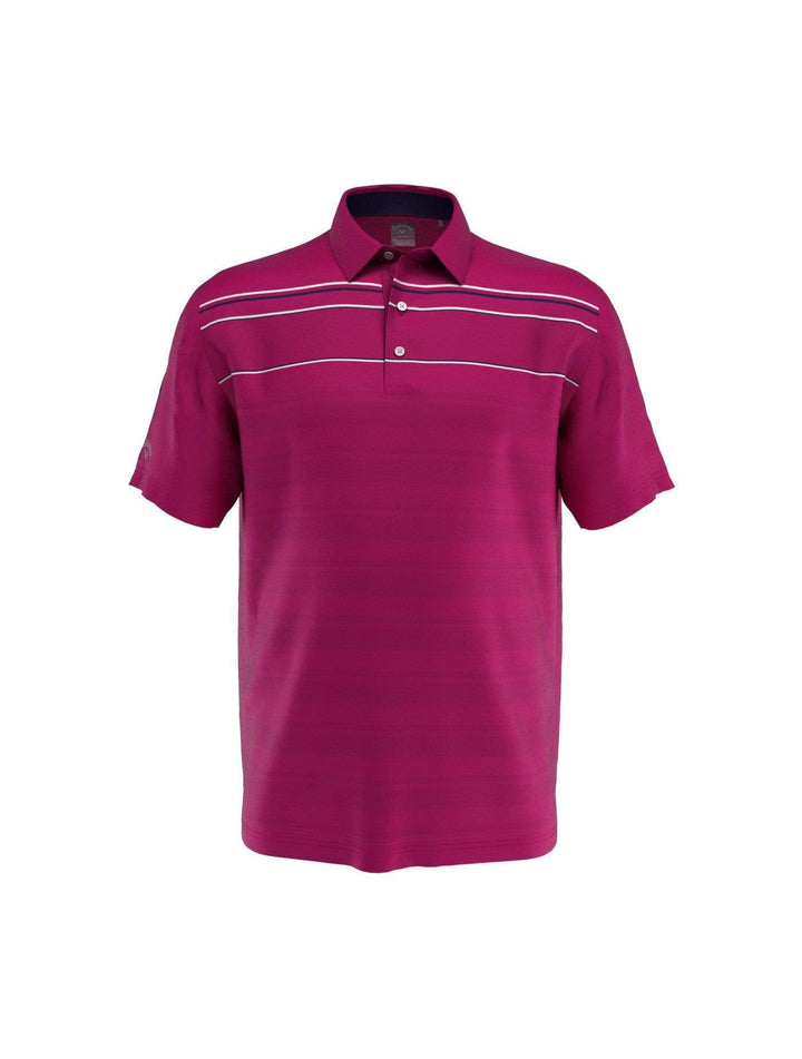 Mens Engineered Stripe Textured Chest Swing Tech Polo-Polos-Boudoir Red-L-Callaway Apparel