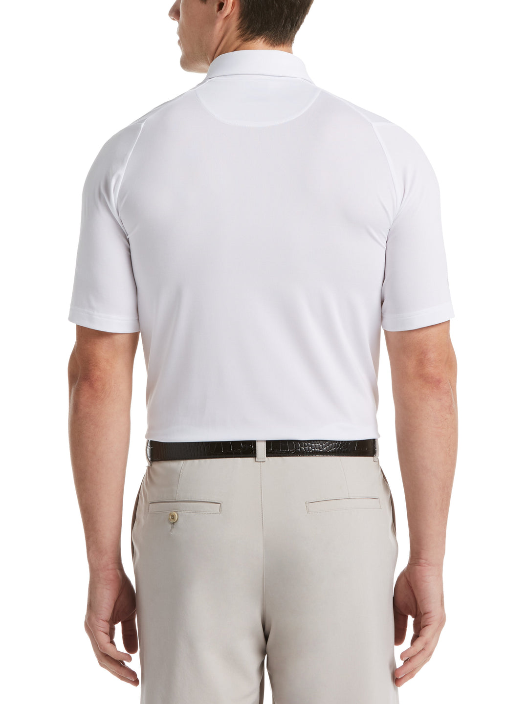 Mens Engineered Stripe Textured Chest Swing Tech Polo-Polos-Callaway