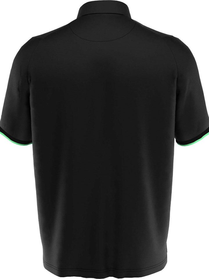 Mens Engineered Textured Chest Print Swing Tech Polo-Polos-Callaway Apparel