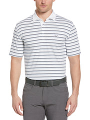Feeder Stripe Golf Polo (Bright White) 