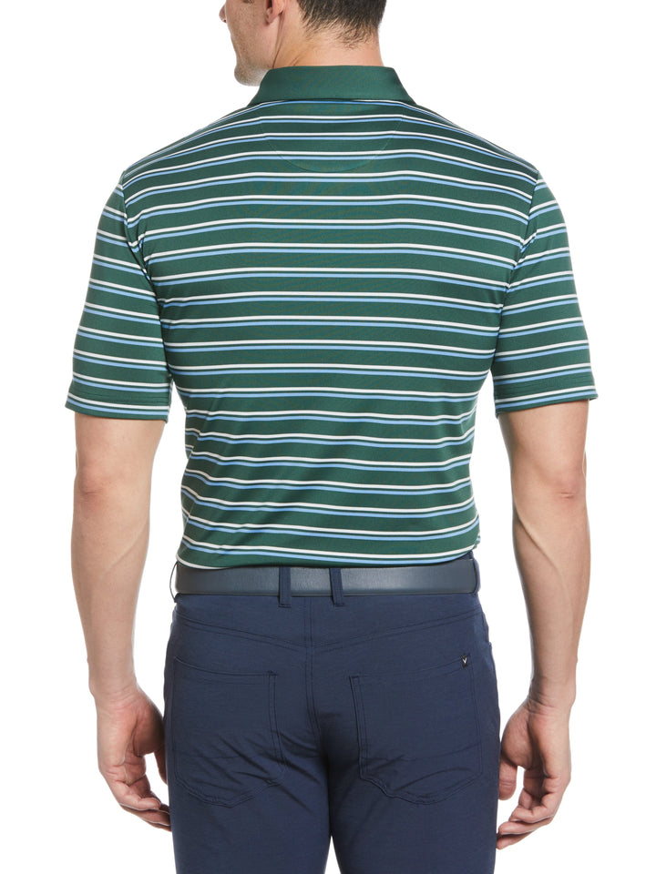 Feeder Stripe Golf Polo (Trekking Green) 
