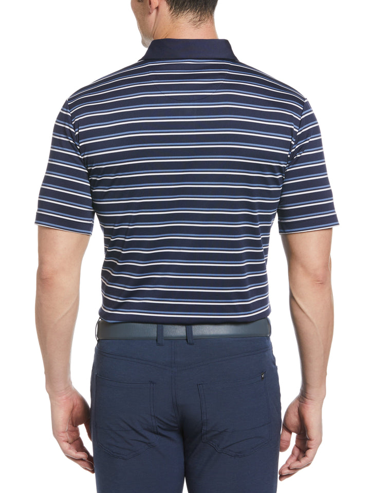 Feeder Stripe Golf Polo (Peacoat) 