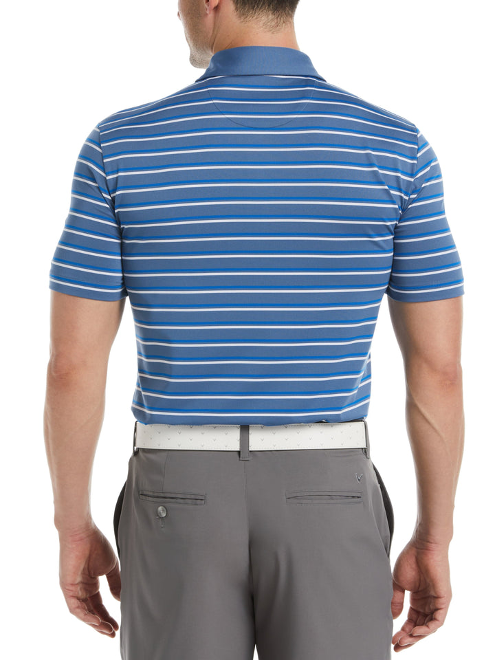 Feeder Stripe Golf Polo (Blue Horizon) 