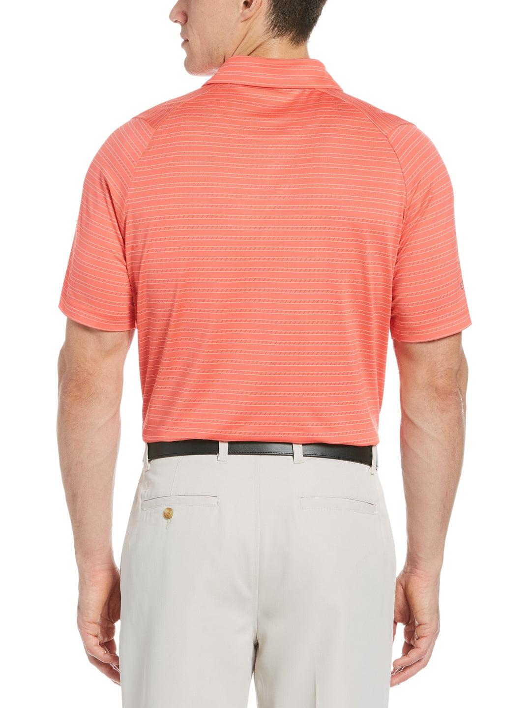 Mens Fine Line Ventilated Stripe Golf Polo-Polos-Callaway