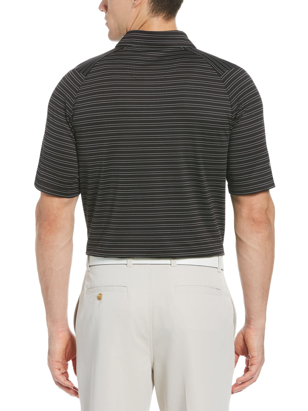 Fine Line Ventilated Stripe Golf Polo Shirt-Polos-Callaway