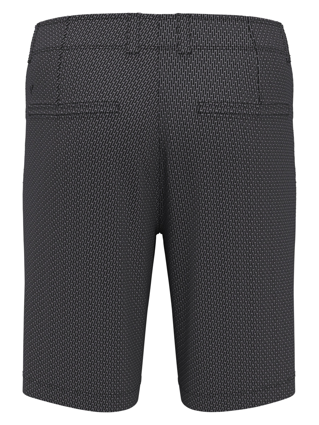 Flat Front Novelty Print Golf Short (Caviar) 