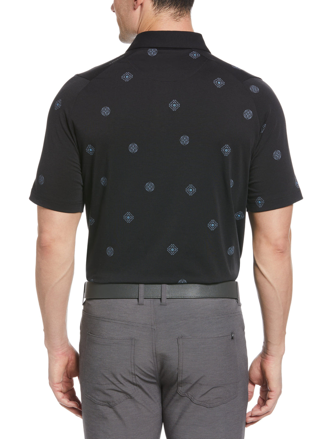 Foulard Print Golf Polo (Caviar) 