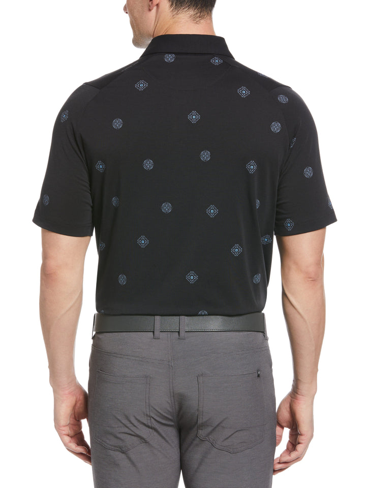 Foulard Print Golf Polo (Caviar) 