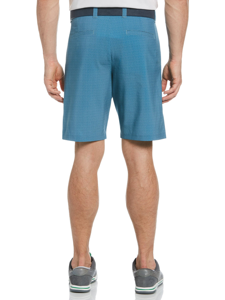 Mens Grid Print Short-Shorts-Callaway