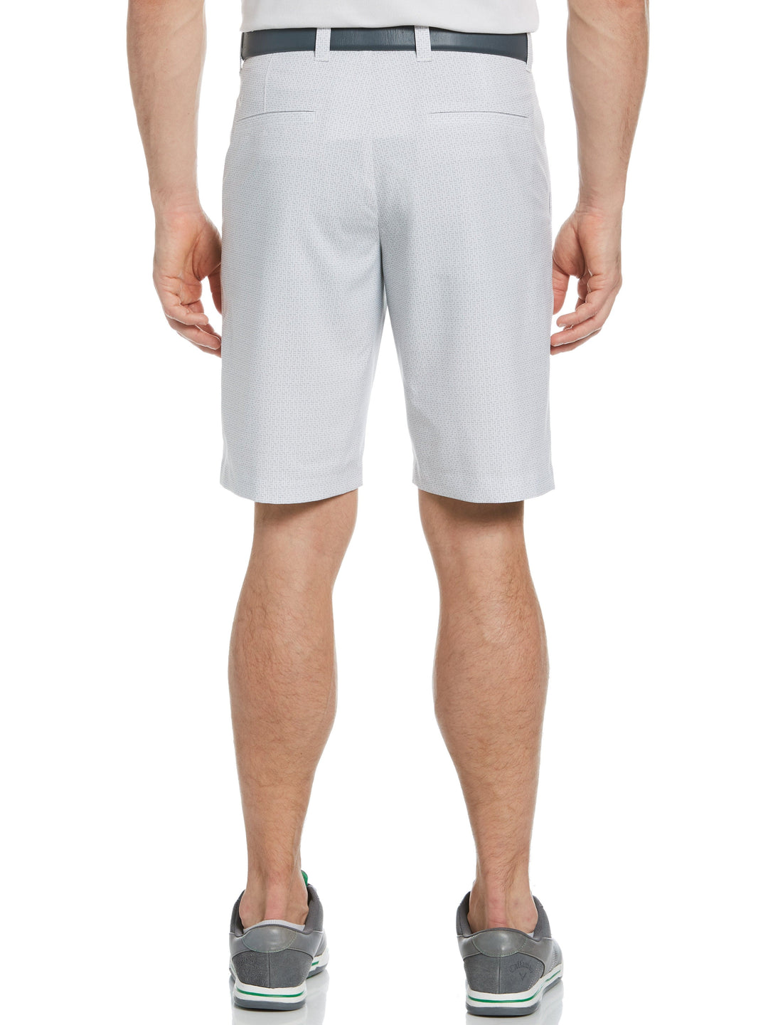 Mens Grid Print Short-Shorts-Callaway