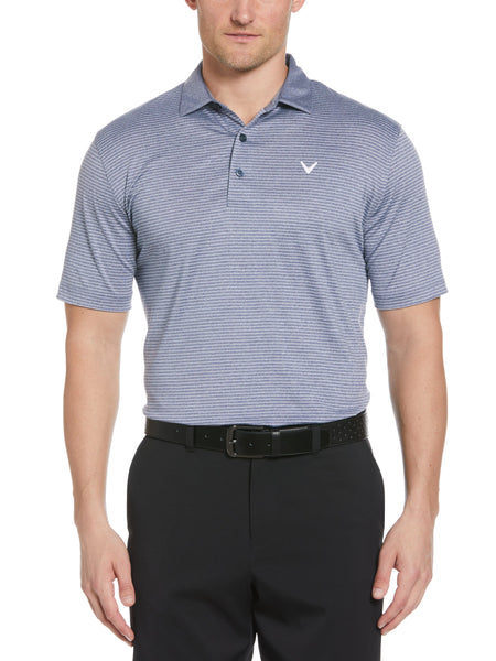 Mens-Heather-Micro-Stripe-Golf