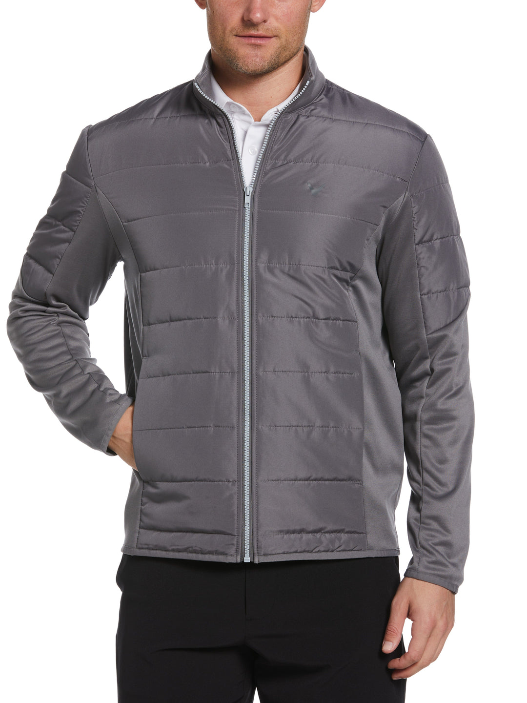 Mens Hybrid Performance Puffer Jacket-Jackets-Quiet Shade-M-Callaway