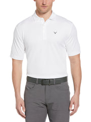 MicroTexture Golf Polo (Bright White) 