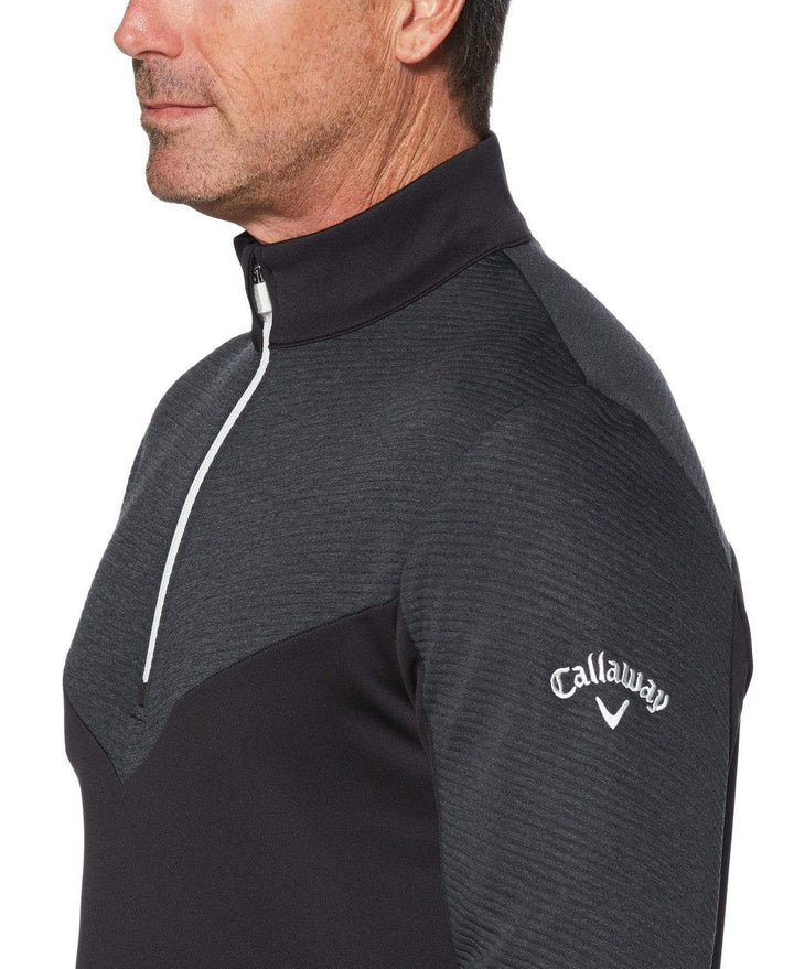 Mens Midweight 1/4 Zip Ottoman Pullover Jackets