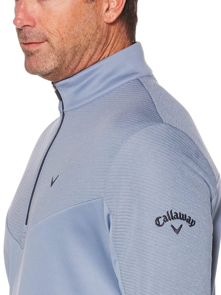 Mens Midweight 1/4 Zip Ottoman Pullover Jackets