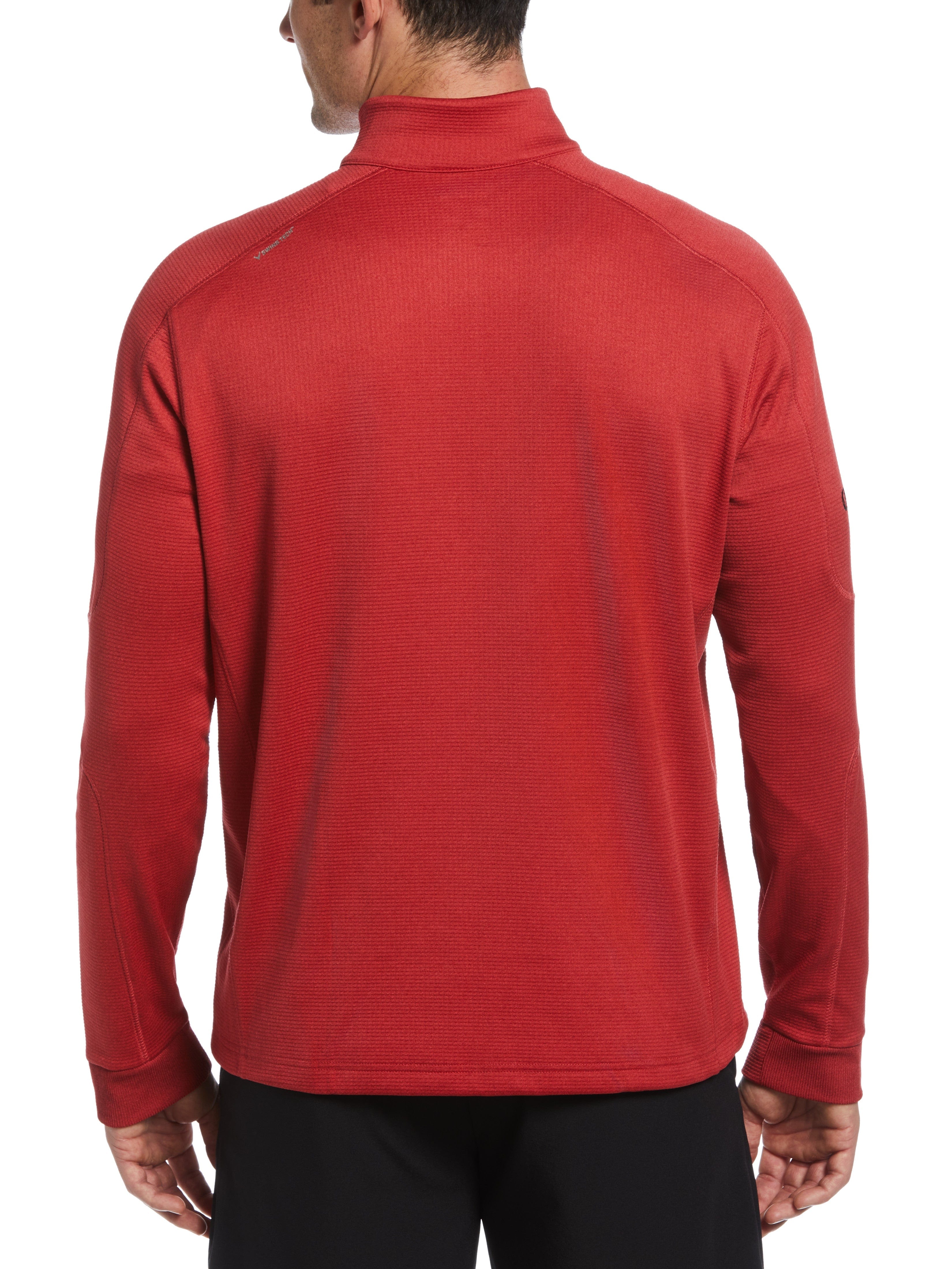Mens Midweight Waffle Knit 1/4 Zip Golf Pullover – Callaway Apparel