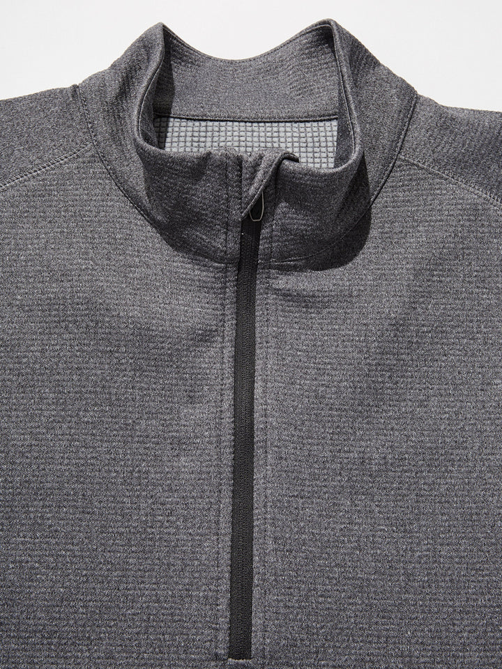 Mens Midweight Waffle Knit 1/4 Zip Pullover-Jackets-Callaway