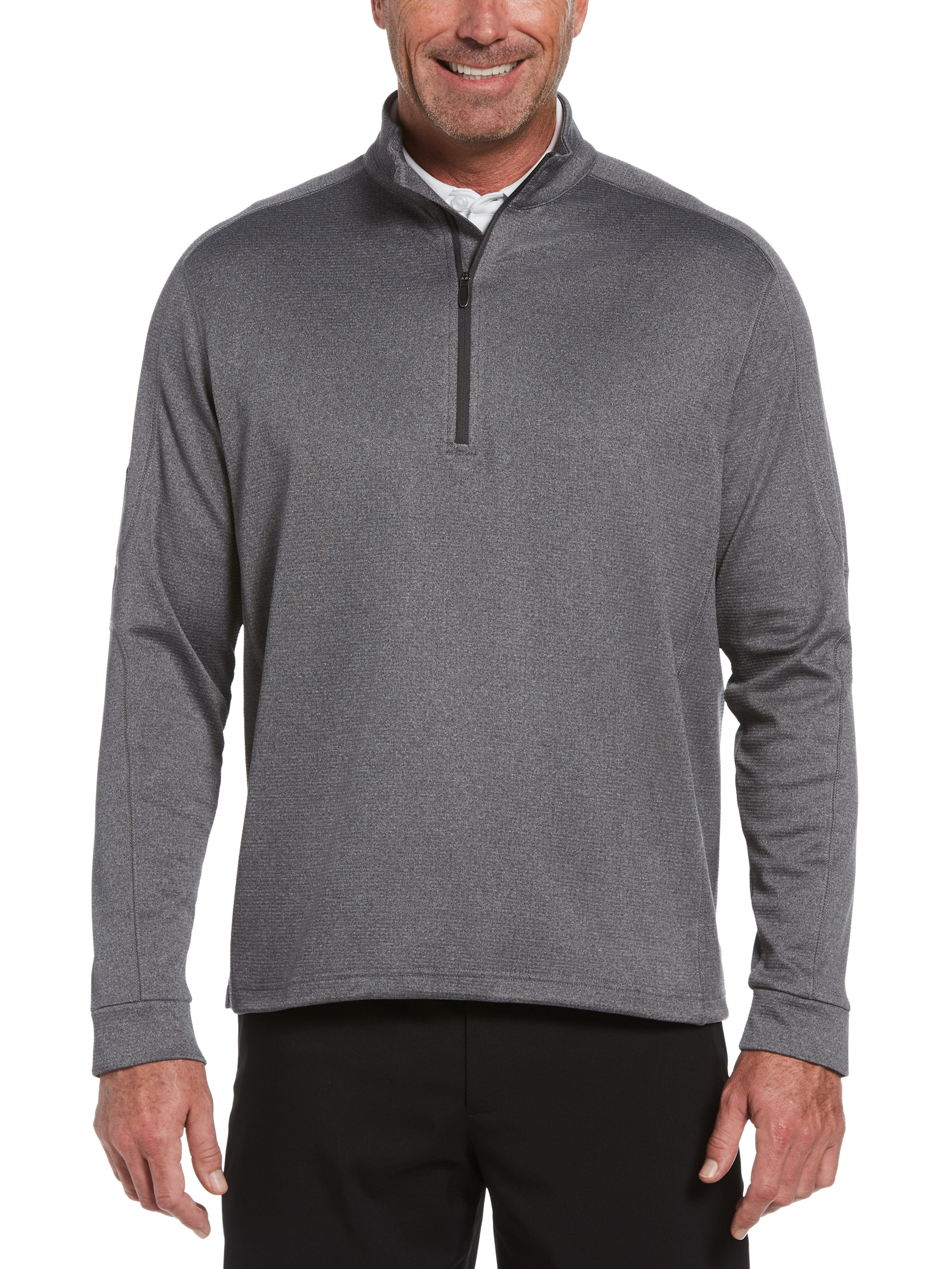 Callaway ニット Mens Midweight Waffle Knit 1/4 Zip Golf Pullover – Callaway Apparel