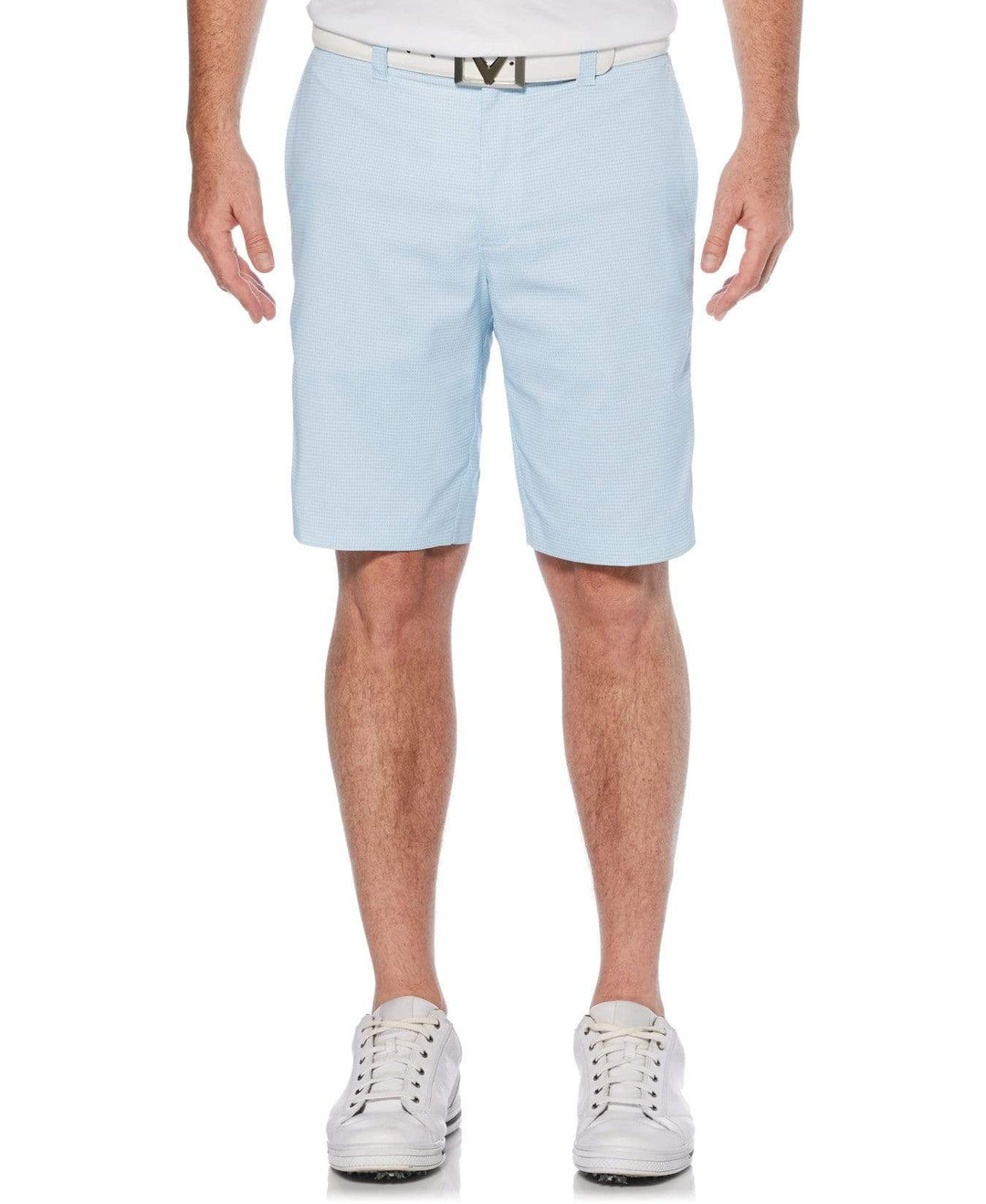 Mens Mini Print Short Shorts Blue Bell / 32