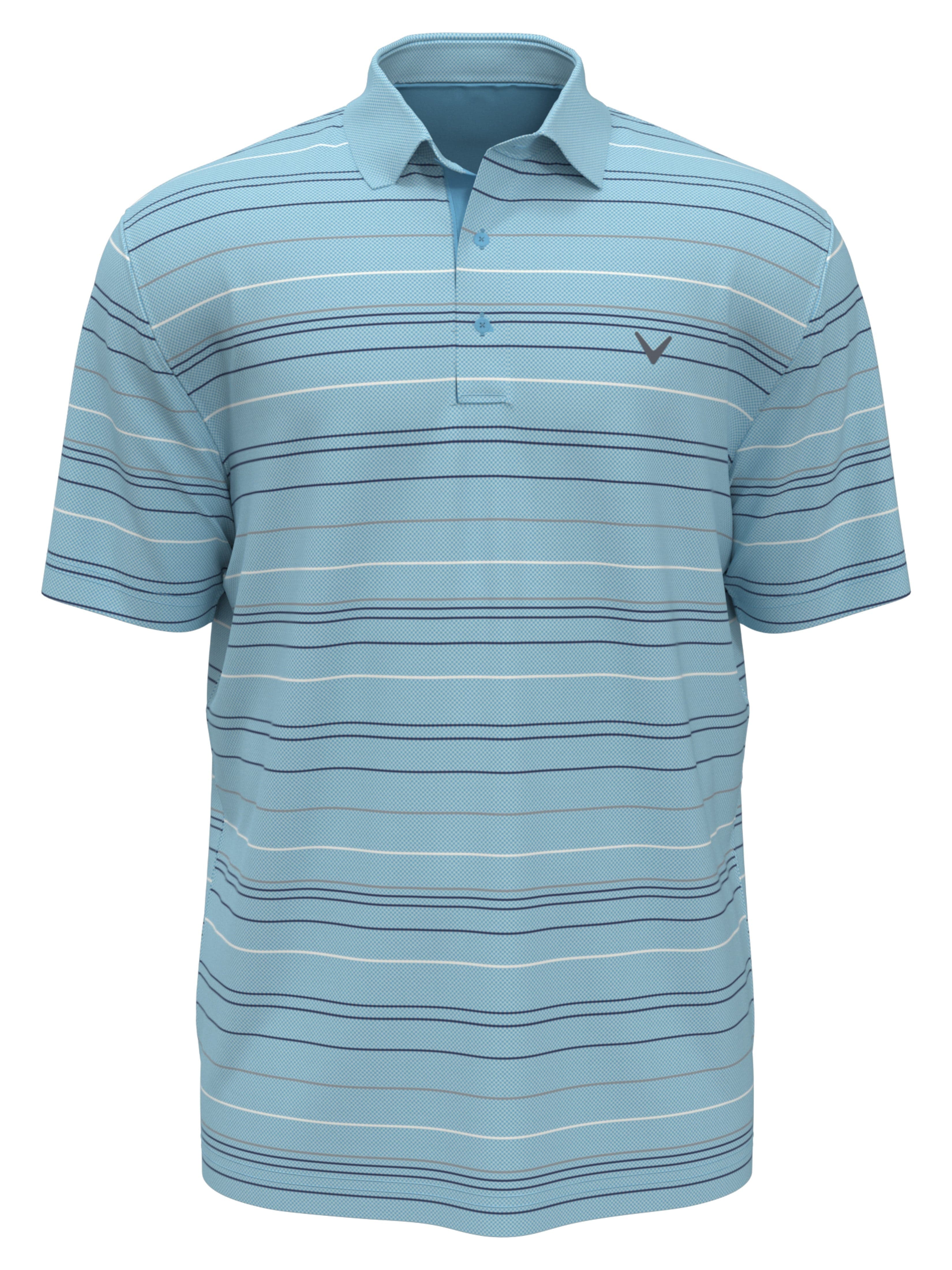 Mens Mosaic Stripe Golf Polo Callaway Apparel