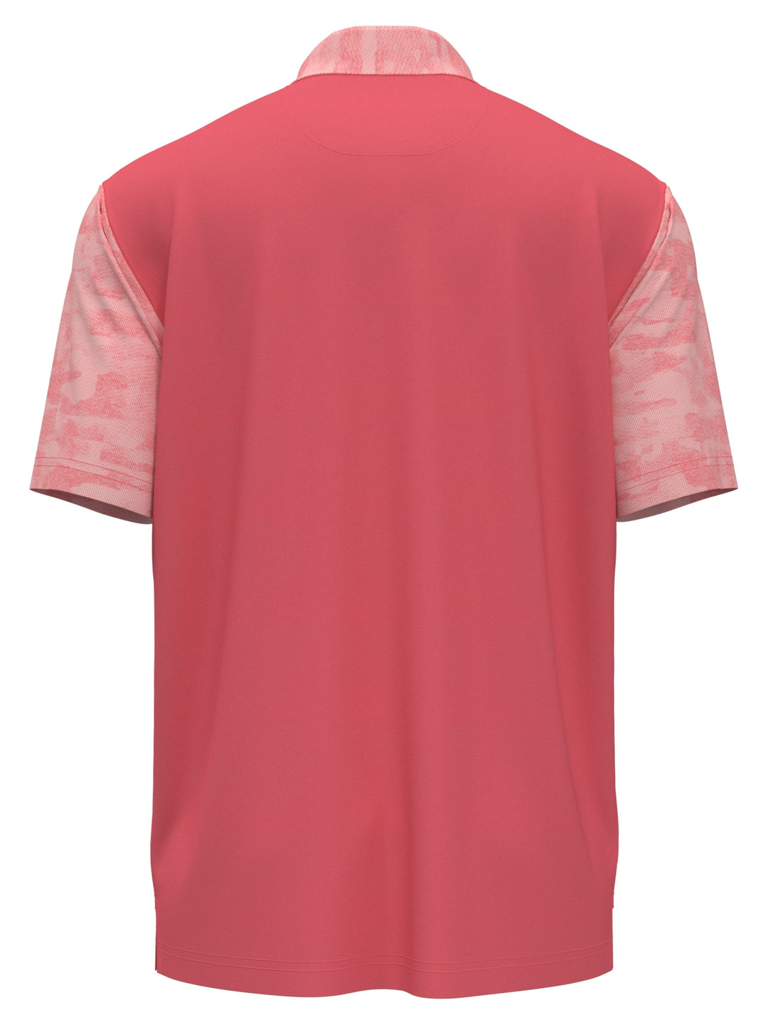 Ombre Camo Print Golf Polo (Sun Kissed Coral) 