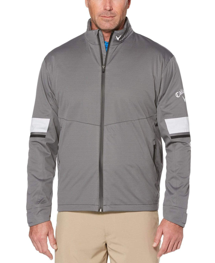 Mens Performance Full Zip Waterproof Jacket Jackets Quiet Shade / L