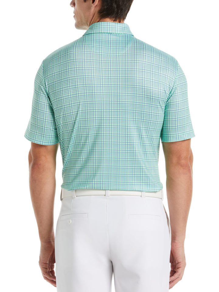 Plaid Golf Polo (Summer Green) 