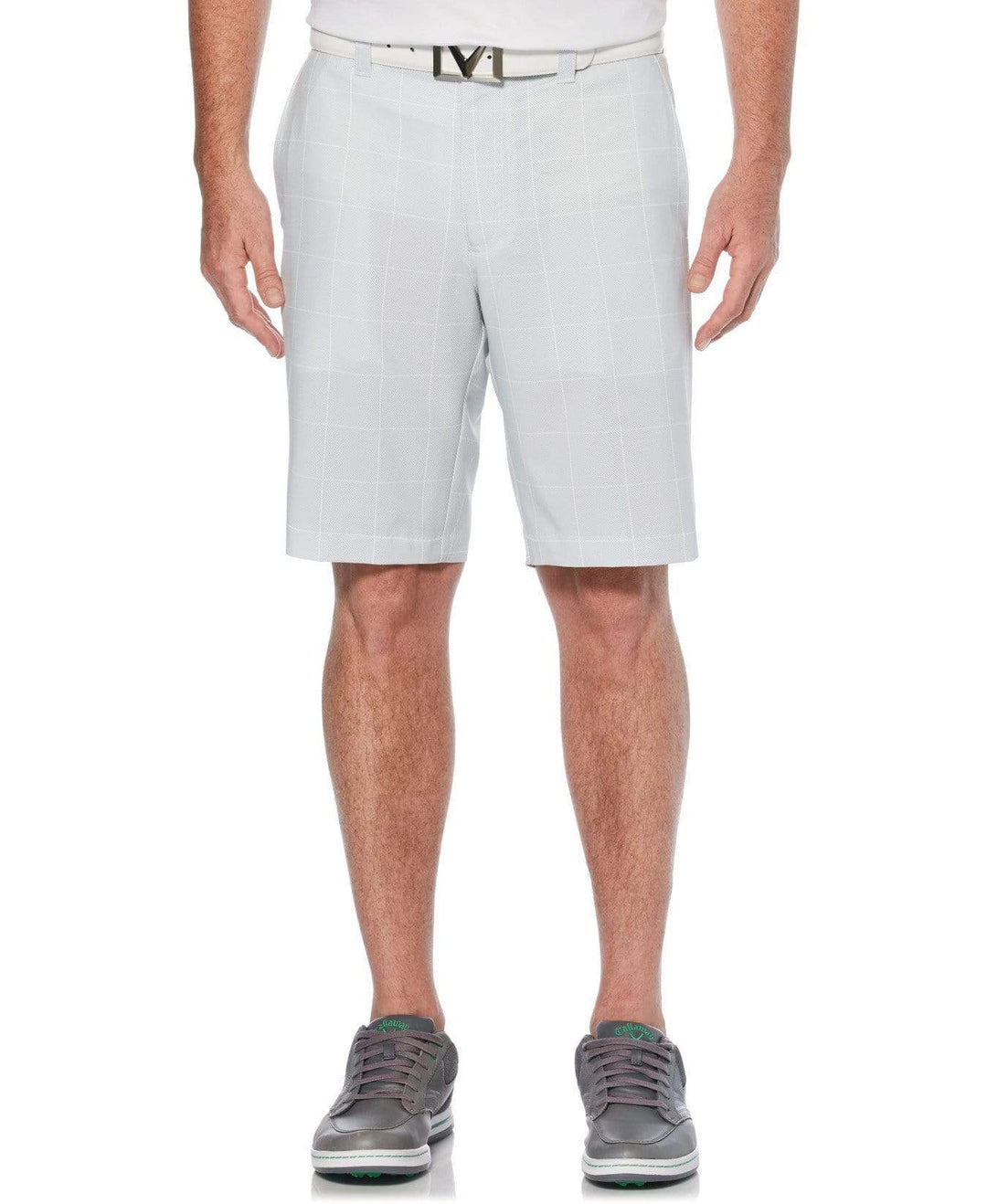 Mens Plaid Short Shorts Monument / 34