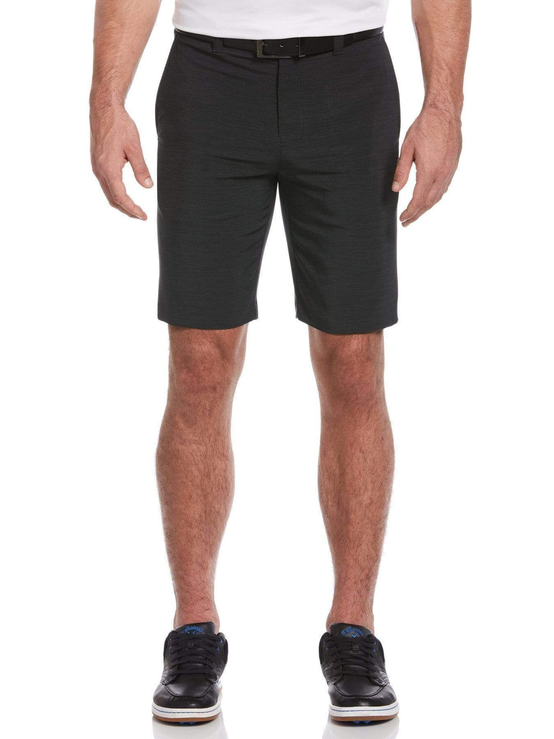 Mens Printed Herringbone Short Shorts Caviar / 30