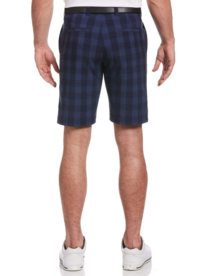 Mens Printed Plaid Short Shorts