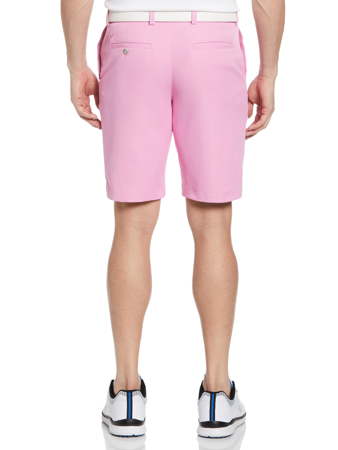 Men's Pro Spin 3.0 Performance Golf Shorts with Active Waistband (Pink Sunset) 