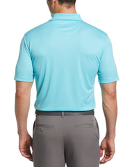Men's Pro Spin Chevron Jacquard Golf Polo (Santorini Blue) 