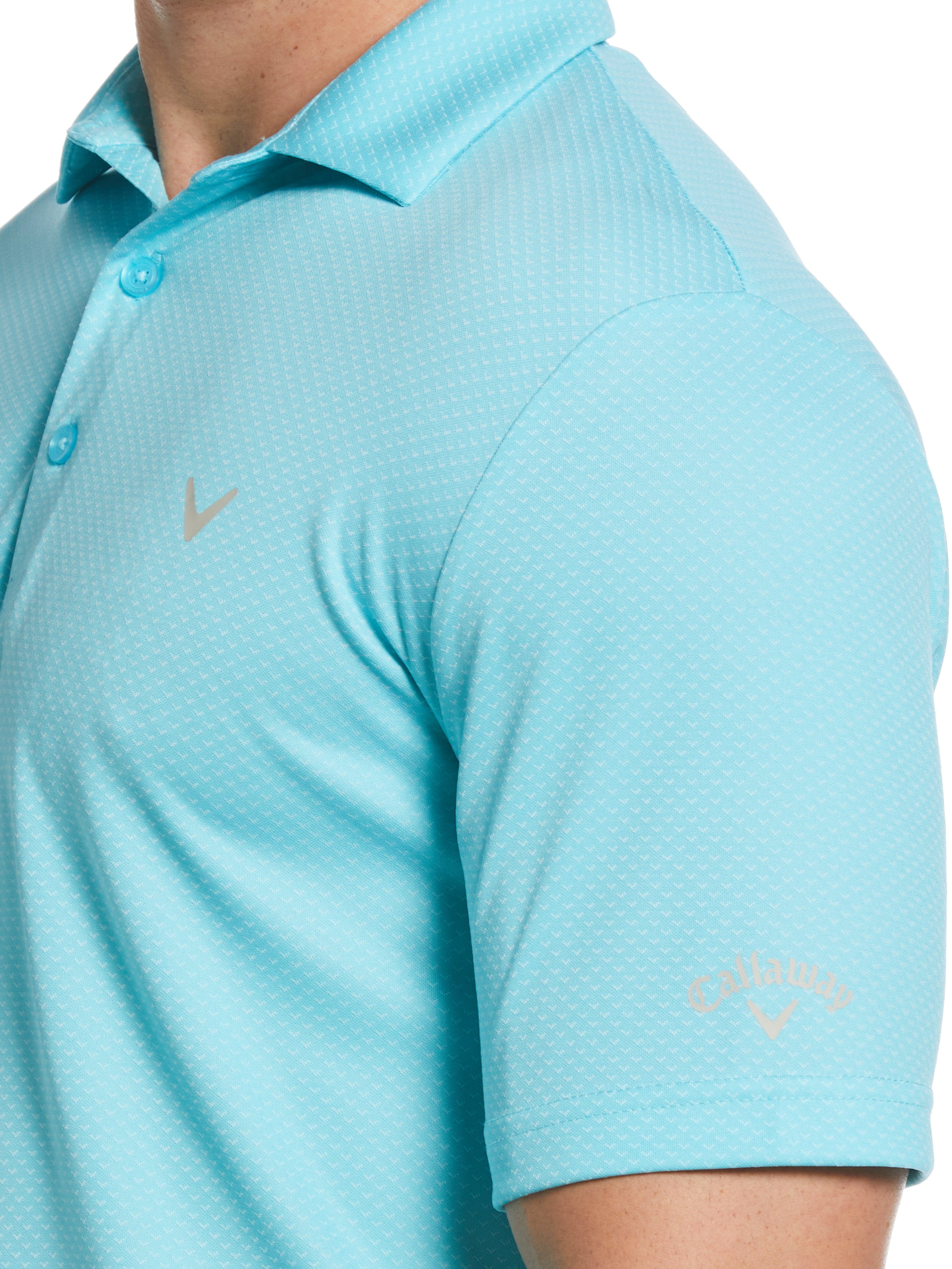 Mens Pro Spin Chevron Jacquard Golf Polo – Callaway Apparel