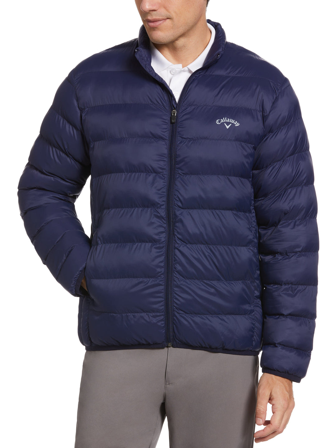 Mens Puffer Jacket-Jackets-Navy-M-Callaway