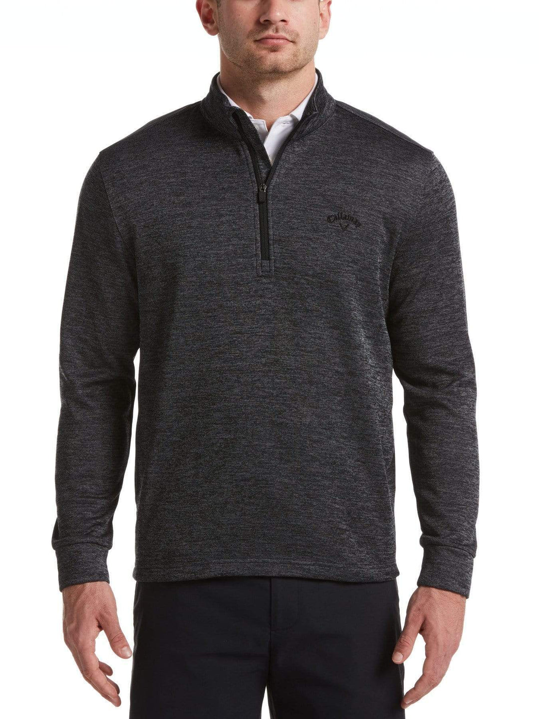 Mens 1/4 Zip Fleece Pullover-Jackets-Iron Gate Heather-L-Callaway Apparel