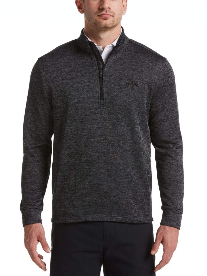 Mens 1/4 Zip Fleece Pullover-Jackets-Iron Gate Heather-L-Callaway Apparel
