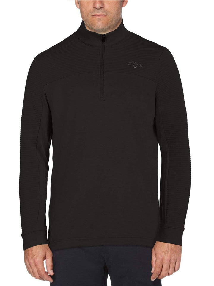 Mens 1/4 Zip Ottoman-Jackets-Caviar-S-Callaway