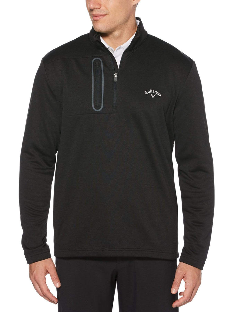 【CPG GOLF】 PULL OVER INTERSIA Mens-Quarter-Zip-Pullover-with